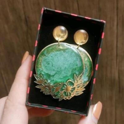 گوشواره رزینی بهاری