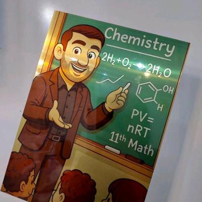 متال پوستر طرح معلم شیمی