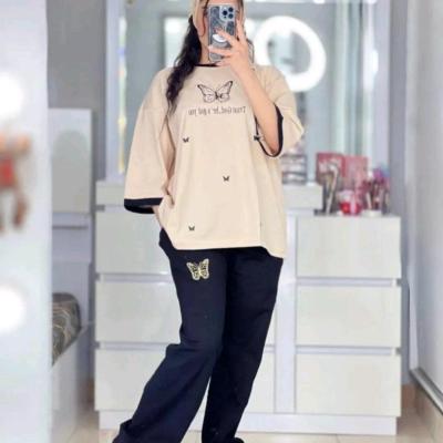 تیشرت و شلوار پنبه لاکرا آنشرلی