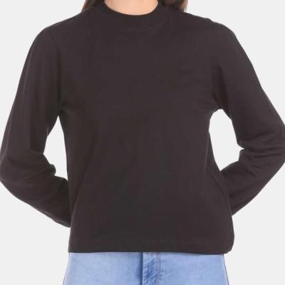 بلوز آستین بلند مشکی