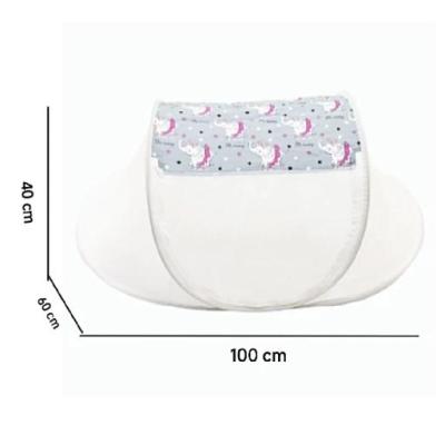 پشه بند کودک 4 فنره طرح کمپ