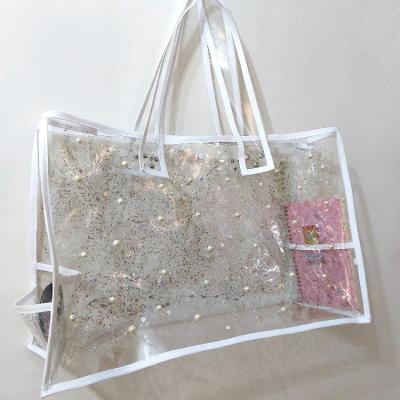 کیف طلقی مرواریدی سایز بزرگ