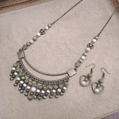 گردنبند وگوشواره کشکول زنانه سنتی