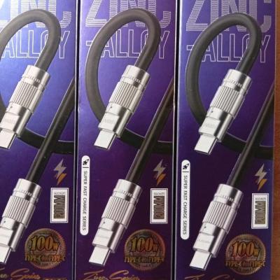 کابل شارژر 100 وات دو سر تایپ سی اورجینال Ansty