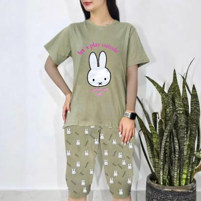 ست تیشرت شلوارک خرگوش (تیشرت + شلوارک)