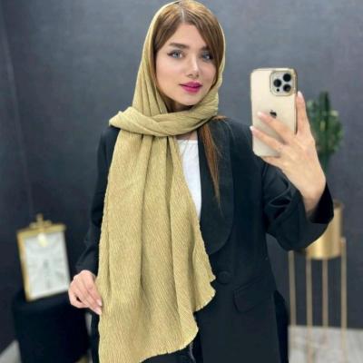 شال پفکی نخی