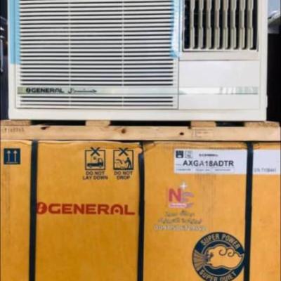 کولر گازی پنجره‌ای اوجنرال اصلی AXGA18ADTR ظرفیت 18 هزار