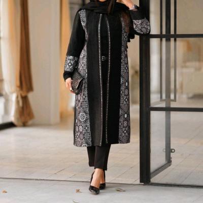 مانتو مزونی اطلس-157318