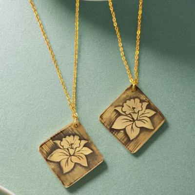 آویز برنجی نرگس