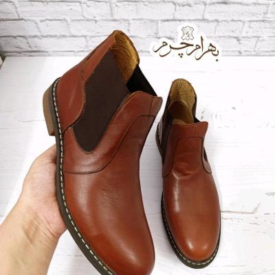 نیم بوت مردانه چرم طبیعی مدل فیلیکس حراج تک سایز