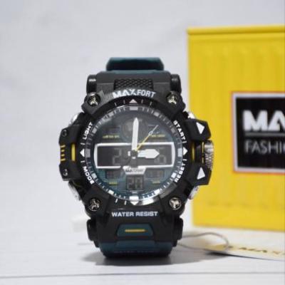 ساعت مچی اورجینال مکس فورت (MAXFORT) مدل MX-8078/BLاسپرت دو زمانه