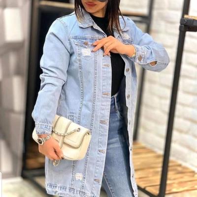 کت جین بلند زنانه شیکلند