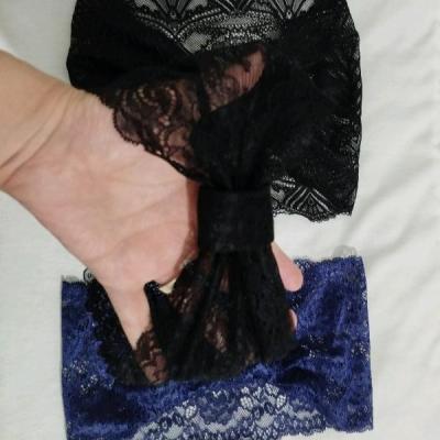 هدبند کشی طرح دار مینی اسکارف