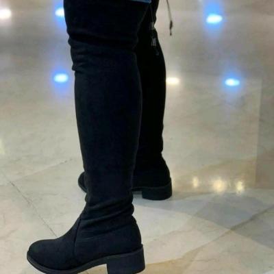 بوت جورابی سوییت بلند زنانه ترند استایل پاییز زمستون پر فروش 1653