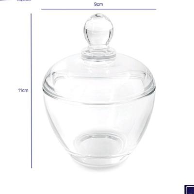 قندان بلور مدل بیسیک،قندان شیشه ای ساده