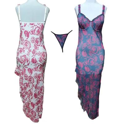 تونیک بلند توری فانتزی رز سرخ Queen کد Q2060