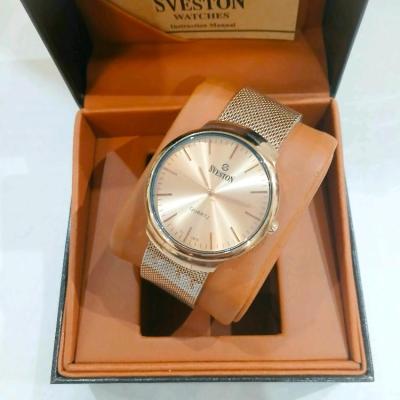 ساعت مردانه سویستون SVESTON حصیری ژاپن میوتا اصل مدل SV-1974G