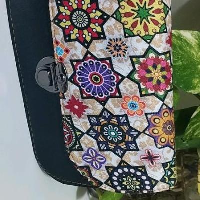 کیف چرم ومخمل چاپی