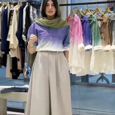 ست شومیزبوگاتی ودامن شلوری ا آبرنگی