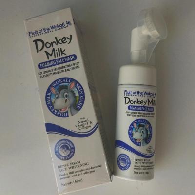 فوم شستشو شیر الاغ آبی