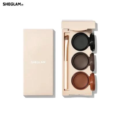 خط چشم و خط ابروی سه رنگ شیگلم