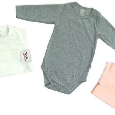 زیر دکمه آستین بلند نوزادی 9-36 ماه