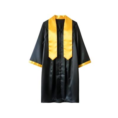 مانتو دانشجویی ساتن مدل لباس فارغ‌التحصیلی مدل مانتو همراه رودوشی ساتن و کلاه نمدی