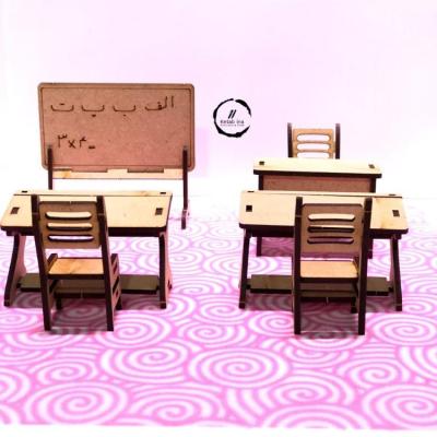 پازل چوبی سه بعدی کلاس درس