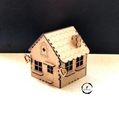 پازل چوبی سه بعدی خونه ی قلبی