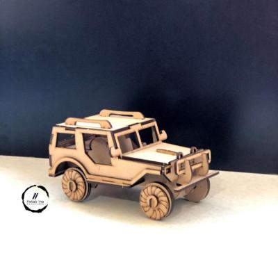 پازل چوبی سه بعدی جیپ