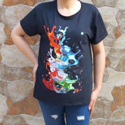 تیشرت طرح سه بعدی 1