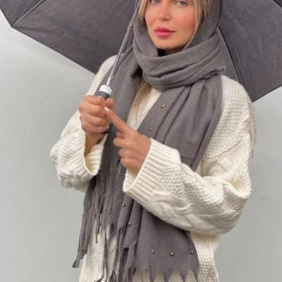 شال موهر بوکله پاییزه وارداتی پرچی