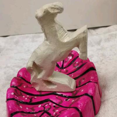 مجسمه ی اسب کوبیسم زیبا و خاص برای سال اسب