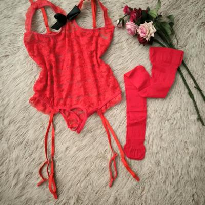 بادی فاق باز و کاپ سینه باز و جورابدار