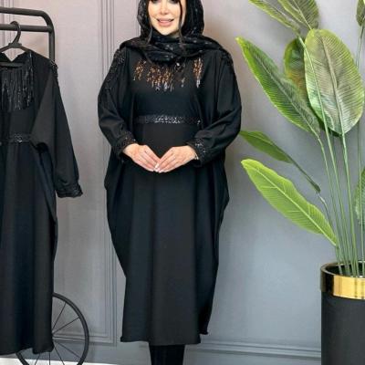 پیراهن زنانه کرپ مدل عبا