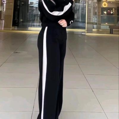 ست سویشرت شلوار نواردوزی پنبه