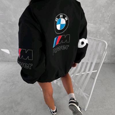 بامبر جکت بی ام دبلیو کتان برشکا آستر کشی