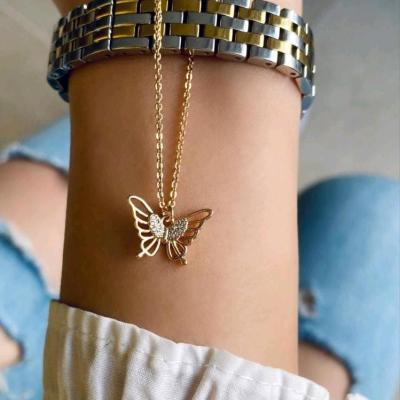 آویز ساعت مدل پروانه مارک وای اس ایکس