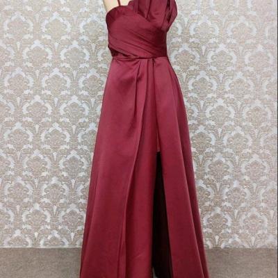 پیراهن مهمانی زنانه ساتن آمریکایی مدل فرانک