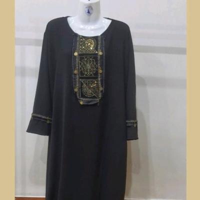 مانتو مجلسی ابروبادی مدل جلو بسته