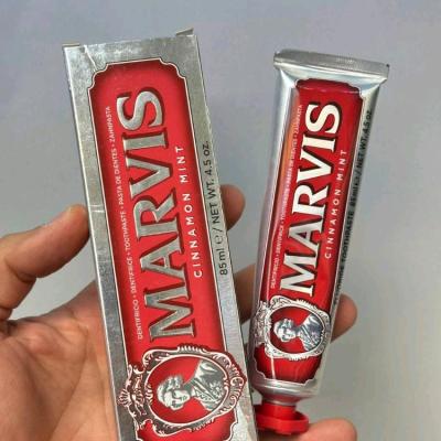 خمیردندان نعنا و دارچین مارویس قرمز حجم 85 میل Marvis