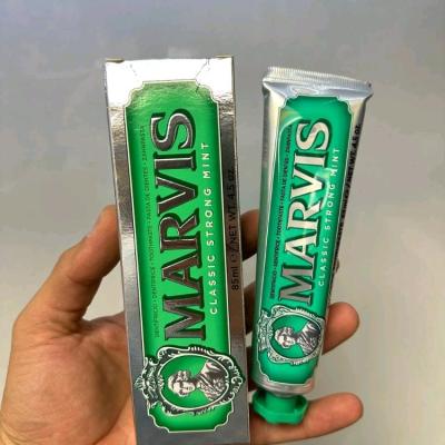 خمیردندان نعنا کلاسیک قوی مارویس سبز حجم 85 میل Marvis