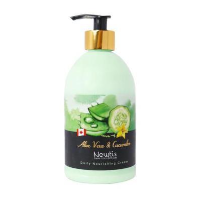 کرم مرطوب کننده پمپی خیار و آلوئه ورا نیوتیس Aloe Vera حجم 500 میل