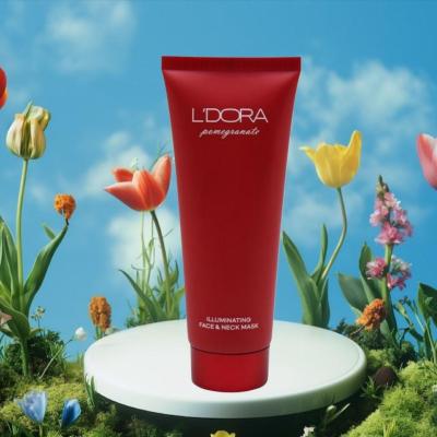 ماسک روشن کننده صورت و گردن انار لدورا کر، 100 میلی لیتر