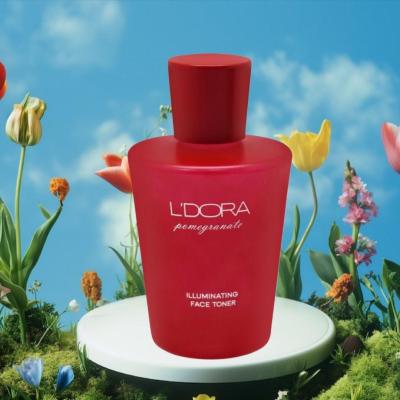 تونر روشن کننده صورت انار مناسب انواع پوست لدورا کر، 300 میلی لیتر