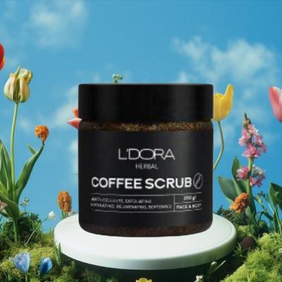 اسکراب قهوه صورت و بدن لدورا هربال