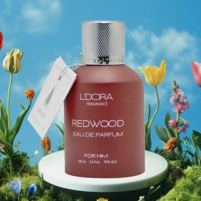 ادوپرفیوم مردانه مدل REDWOOD لدورا فرگرنس 100 میلی‌لیتر