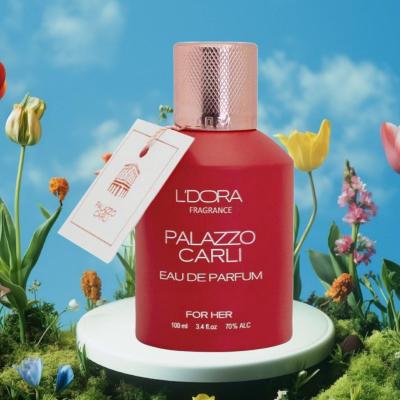 ادوپرفیوم زنانه مدل PALAZZO CARLI لدورا فرگرنس 100 میلی‌لیتر