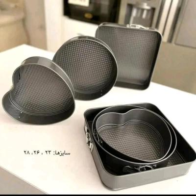 قالب کیک کمربندی(بسته سه تایی)