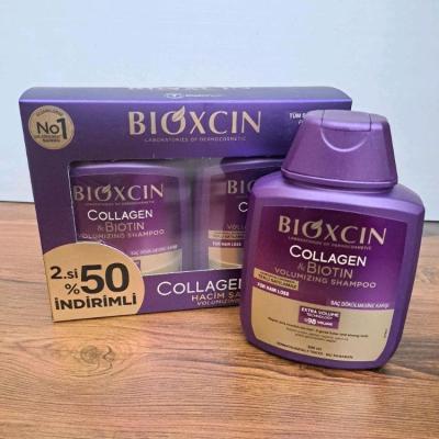 شامپو ضدریزش و حجم دهنده بیوکسین مدل کلاژن بیوتین
